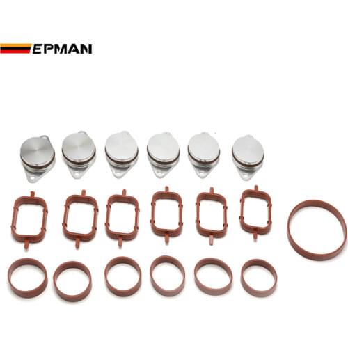 EPMAN 6 x 33MM Diesel Swirl Flap Blanks Repair Delete Kit With Intake Gasket Removal Repair Kit For BMW M57 TKYD81K
