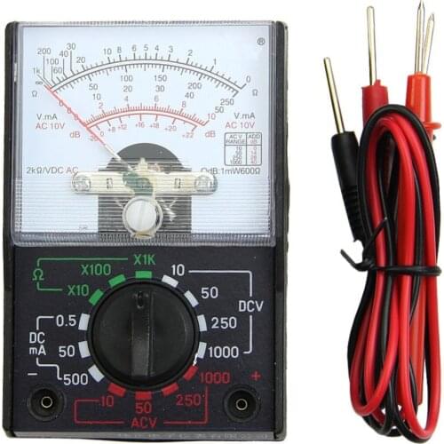 MINI Electric AC/DC OHM Voltmeter Ammeter Multimeter Multi Tester MF-110A New H02