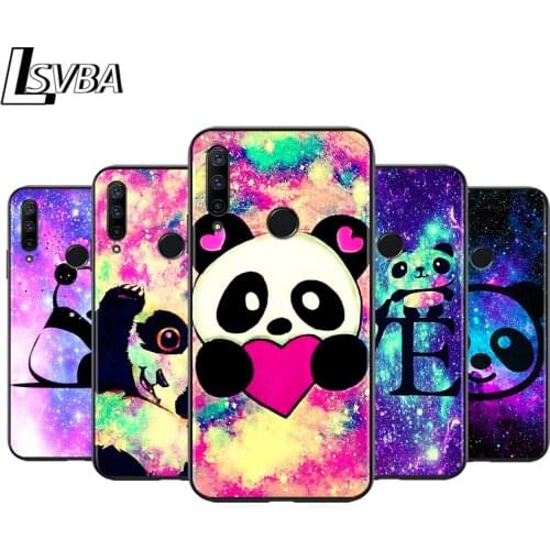 Cartoon Lovely Panda for Huawei Honor 30 20 10i 10 9C 9A 9S 9X 9N 9 8X 8A 8 7A 7C Pro Plus Lite Phone Case
