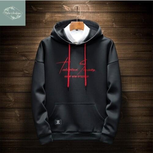 Mikas idea boutique 2021 new pop style hoodies mens pullover Korean style chic teenagers leisure sports tractsuit wholesale