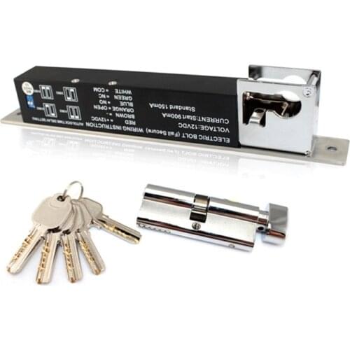 Fail Secure Electric Drop Bolt Lock With Cylinder support OEM