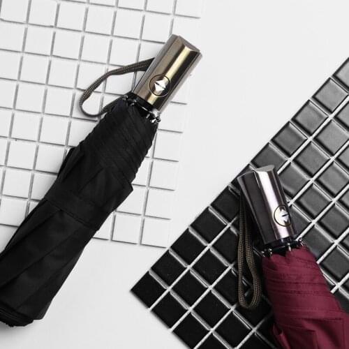 Full Automatic Folding Umbrella Men Women Business Umbrella Travel Sun Umbrella Mini Fashion Sun Umbrella Rain Gear B50