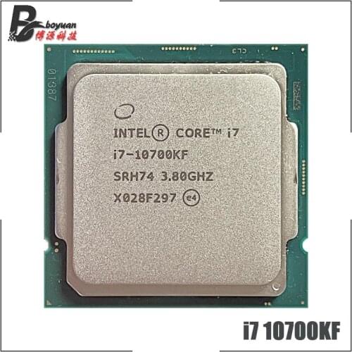 Intel Core i7-10700KF i7 10700KF 3.8 GHzEight-Core 16-Thread CPU Processor L2=2M L3=16M 125W LGA 1200