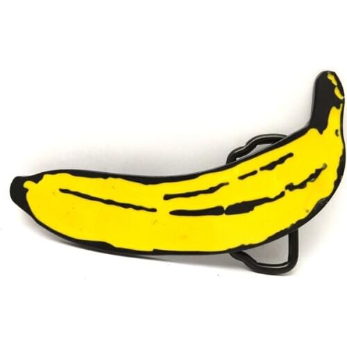 Western cowboy zinc alloy simple cute banana unisex belt buckle gift
