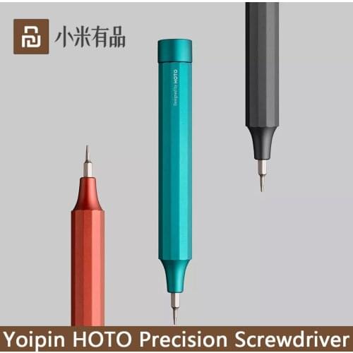 Xiaomi Youpin HOTO 24in1 Precision Screwdriver Pen-shaped Aluminum Alloy Portable Mini Screwdrivers 24 Models of S2 Steel Bits