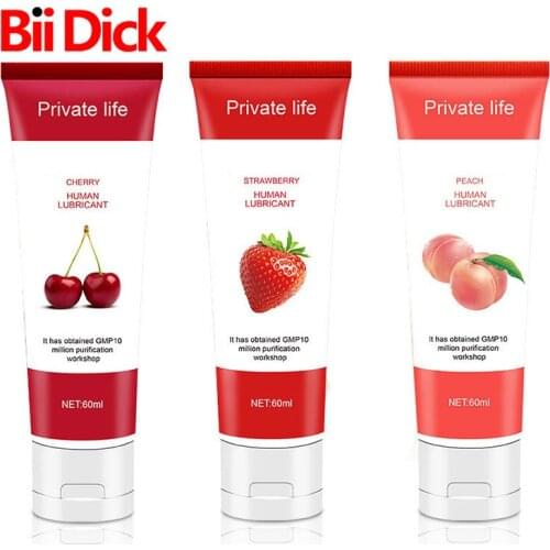 30/60ml Men/Women Sex Lubricant Peach/Strawberry/Banana/Grape.Cherry Sex Oil Gel Adults Oral products Fruit flavor Cream