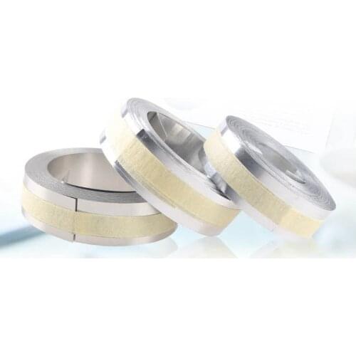 30PKS 1/2-inch, 16-foot Cassette with metal for 3D 31000 Embossing Non-Adhesive Aluminum Label Tapes for Dymo M1011