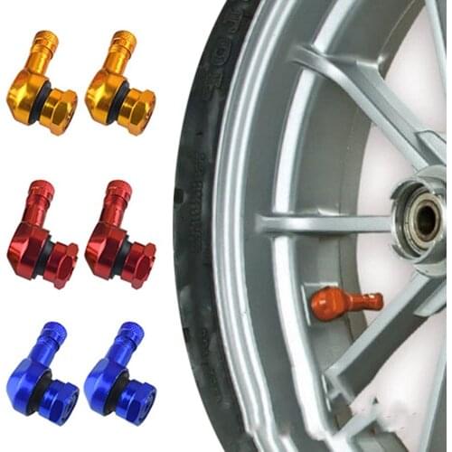 60% Dropshipping!! 2Pcs Motorcycle Wheel Tyre Tire Air Pressure Valve Stem Nozzle Cap Dust Cover