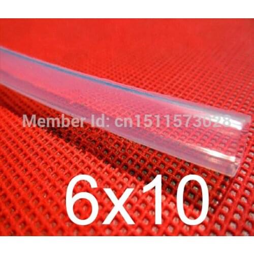 6x10 Transparent Food Grade Medical Use FDA Silicone Rubber Flexible Tube / Hose tubing
