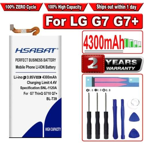HSABAT 3900mAh BL-T39 Battery For LG G7 G7+ G7ThinQ LM G710 Q7+ LMQ610
