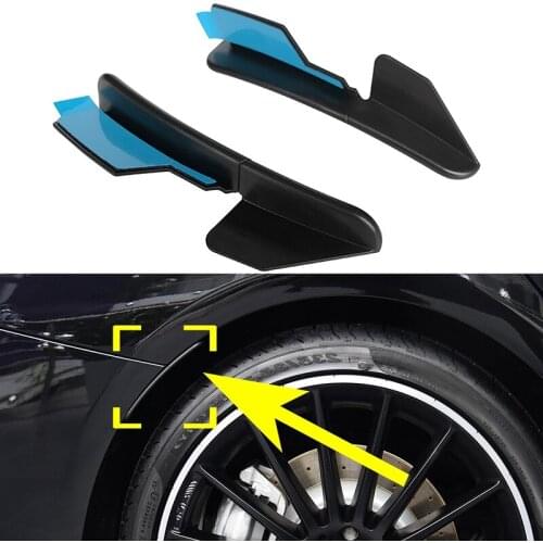 AU04 -Car Rear Bumper Cover Trim Fender Flare Extension Wheel Eyebrow for Mercedes Benz CLA C117 CLA45 AMG CLA180 2013-2019