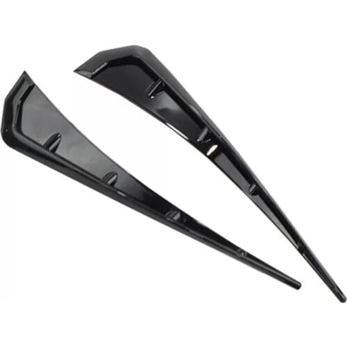 Car Accessories 1 Pair High Quality ABS Type Car Side Fender Vent Air Wing Cover Trim Decorative Sticker MC