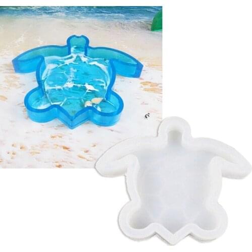 Tortoise Ashtray Resin Silicone Mold Animals Sea Turtle Shape Ashtray Resin Casting Molds Kit Resin Ashtray Mold Tools