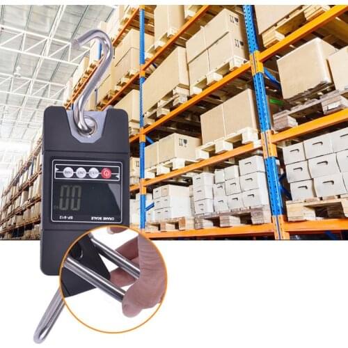 Digital Hanging Scale 300 KG / 660 LBS Industrial Crane Scale SF-912 Black for Home Farm Factory Hunting
