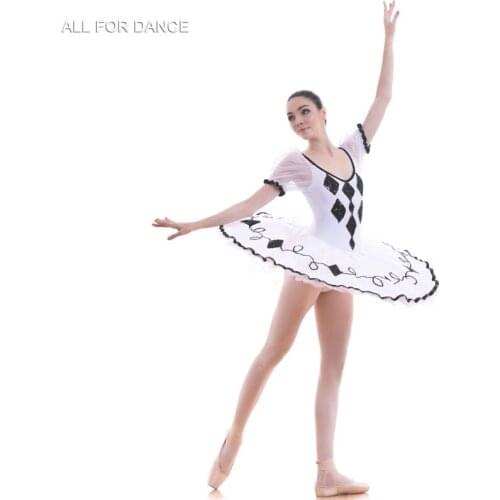 Child and Adult White Ballet Tutu Performance Costume Pre-Professional Ballet Dance Tutus BLL051