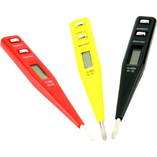 Electric Indicator Voltage Meter Digital Voltmeter 12V-240V Socket Wall AC/DC Power Outlet Detector Sensor Tester Pen