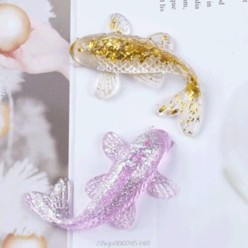 Fish Shape Epoxy Molds Transparent Silicone Mold Decorative Resin Mould Handmade DIY Crafts Pendant Tools Jy15 20 Dropship