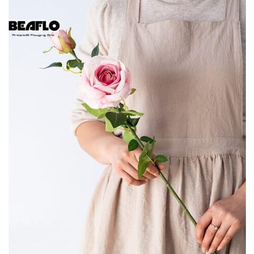 69cm Artificial Flowers Silk Rose Flowers Wedding Flower Fake Arrangement For Home Garden Wedding Decoration 5 Colors