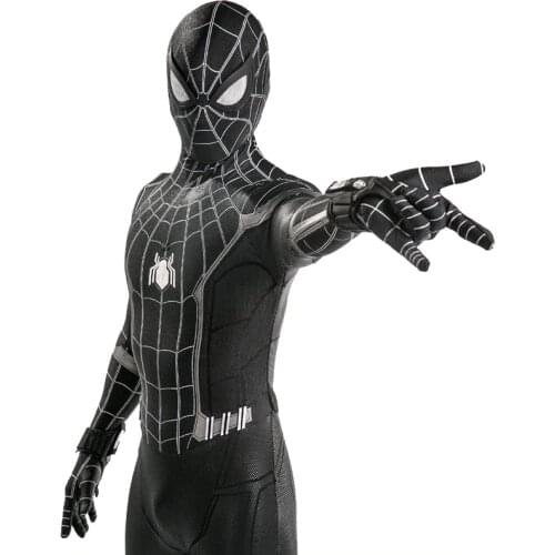 Male/Female/Kids Symbiote Home Coming V8 Costume 3D Printed Cosplay Homecoming Spandex Lycra Zenzai Suit Halloween Costume Black