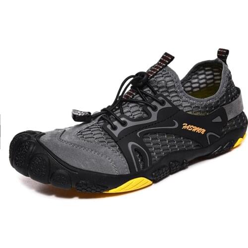 Summer Trekking Mens Shoes Bending Resistance Wear-resistant Shockproof Breathable Elastic Hiking Sneakers Quick Dry Aqua Shoes