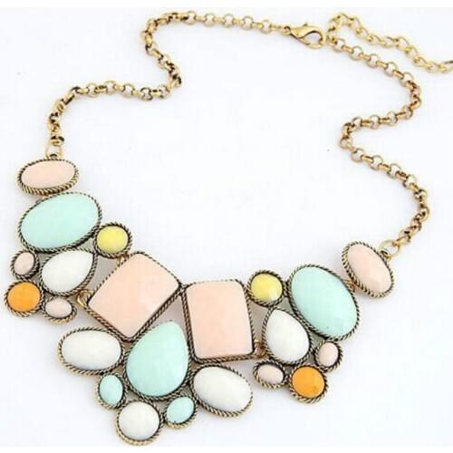 Fashion Jewelry Luxury Necklace Female Gorgeous Temperament Short Necklace & Pendant Geometric Polygonal Female Elegant Necklace