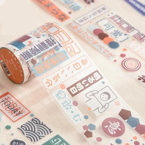 Tape Sticker Set Diy Cute Stickers Ins Style Scrapbooking School Suppliers Stationery Art Supplies
