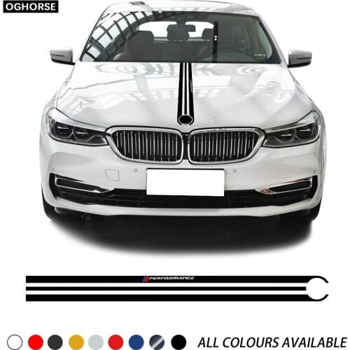 Car Hood Sticker M Performance Engine Cover Bonnet Decal For BMW 6 Series GT G32