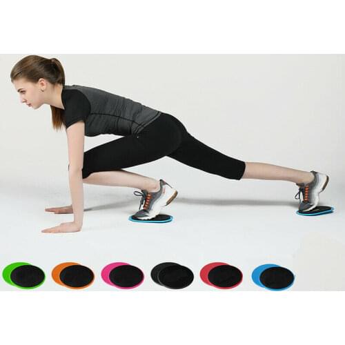 New Fitness Skateboard Gliding Discs Core Sliders Exercise Strength Stability Gym Home Slides Solid Equipments Body Building