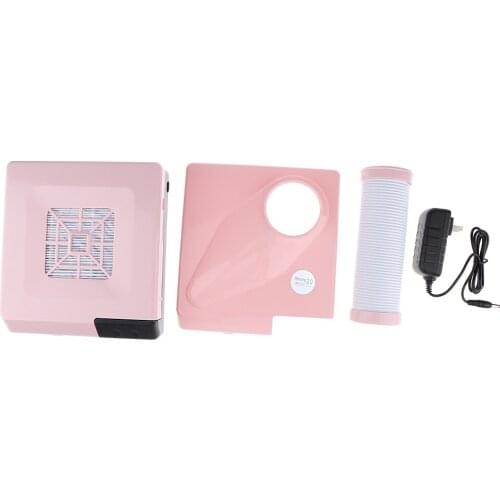 60W Nail Salon Dust Collector Suction Cleaner Fan No-spilling Filter Nail Vacuum Cleaner Salon Accessory