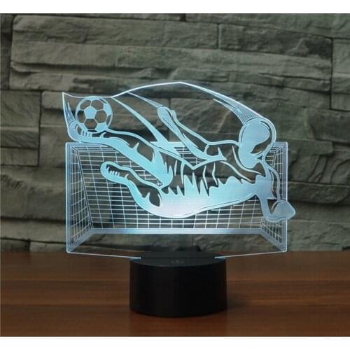 [Seven Neon]free Shipping Guard Acrylic 7Colors Desk Lamp 3D Lamp Novelty gift Led Night Light Millennium Falcon Light