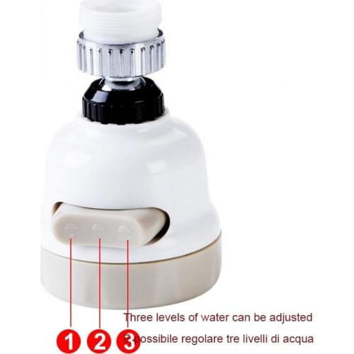 Kitchen Faucet Shower 360 Adjusting Tap Rotate Water Saving Shower Head Kitchen Fixtures Faucet filtered for Faucet Accessories