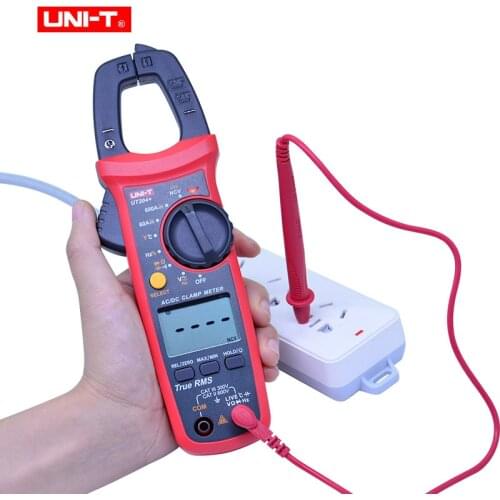 UNI-T True RMS Clamp meter UT201+/UT202+/UT203+/UT204+ 400-600A false detection protection Auto range high precision multimeter