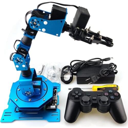 Assembled xArm 6DOF Full Metal Bus Robotic Arm Manipulator with Parameter Feedback for Arduino