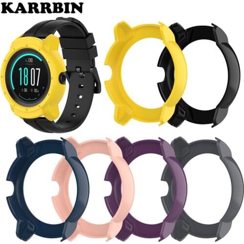 KARRBIN High-quality PC Hard Shell Protector Cover for Ticwatch E2 Smartwatch Frame Shell Prevent Scratches Screen