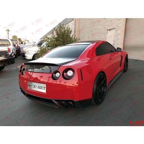 Z-ART Carbon fiber rear trunk lid for GTR R35 carbon fiber rear ducktail trunk lid for 2009-2019 GT-R GTR