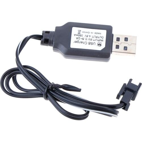 Charging Cable USB Battery Charger Ni-Cd Ni-MH Batteries Pack SM-2P Plug Adapter