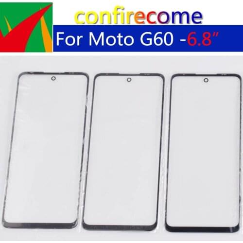 10Pcs\Lot For Motorola Moto G60 Touch Screen Front Outer LCD Glass Panel Lens Replacement