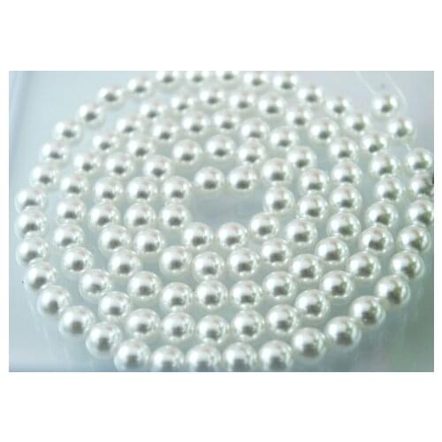 1000PCS/LOT white 8mm Imitation pearls Loose beads Acrylic Pearl Beads DIY Spacer for Jewelry y3g