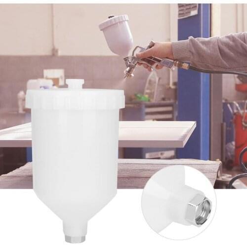 600ML Hardware Spray Gun Pot Plastic Steel Threaded Connector Hand Tool Accessories High Toughness And Oil Resistance