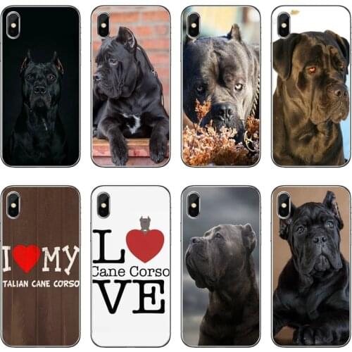 Italian dogs Cane Corso Accessories Phone Case For Huawei P30 P20 Pro P10 P9 P8 Lite Y5 Y6 Y7 Y9 P Smart Plus 2018 2019