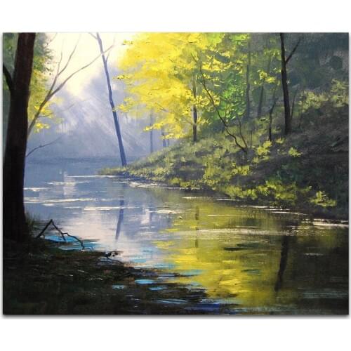 DONGMEI OIL PAINTING hand painted oil painting high quality landscape art painting pictures DM15100507