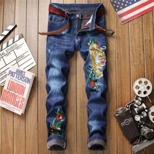 Denim Designer Jeans High Quality For Men Size 28-38 2020 Autumn Winter Spring HIP HOP Punk Streetwear