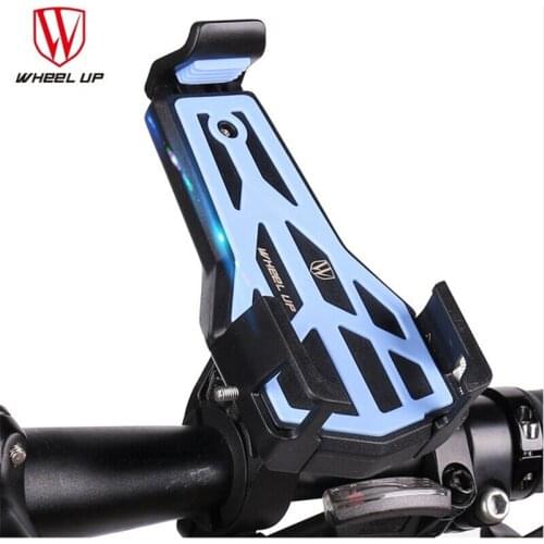 WHEEL UP Adjustable Bicycle Bike Phone Holder Bike Handlebar Clip Stand Mount Bracket for IPhone Samsung HTC Sony Cellphone GPS