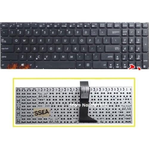 SSEA New Laptop US Keyboard NO frame For ASUS K550 A550 A550CL A550D X550L Y581C A550L A550LA A550V A550VB X550 X550C X550CA