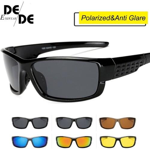 2019 Top Quality Mirrors Polarized Driving Sunglasses Men Top Quality Goggles UV400 Shades Brand Designer Sun Glasses D1020