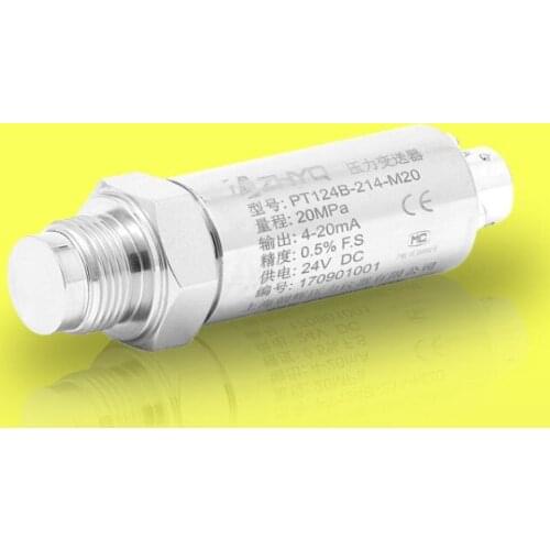 Flat diaphragm pressure transmitter Pressure measurement of fluid with high viscosity or particles