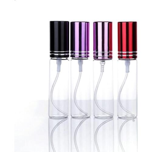 5ML 10ml Glass Refillable Portable Spray Perfume Bottles Atomizer Travel Empty Perfume Sample Container LX1304