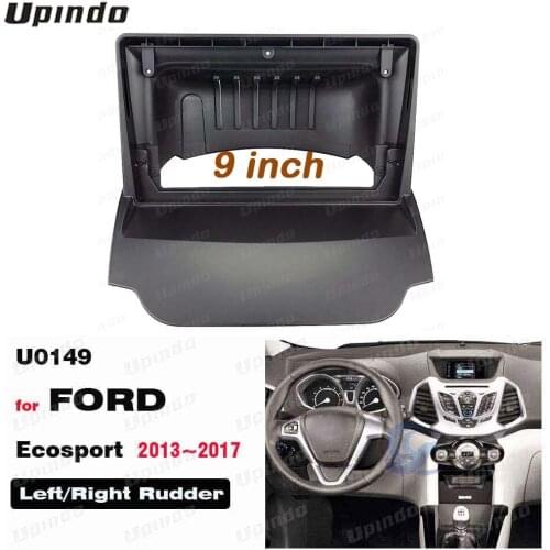 2 Din 9 Inch Car Radio Installation DVD GPS Mp5 ABS PC Plastic Fascia Plane Frame for Ford Ecosport 2013-2017 Dash Kit