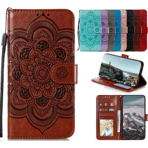 Fashion Mandala Flip Leather Case For Apple iPhone 12 11 XS PRO MAX X XR 8 7 PLUS SE 2020 Mandala Retro Card Pack Cover Coque