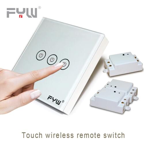 Luxury Crystal Glass Wall Switch Touch Switch Normal Switch Wireless Remote Control